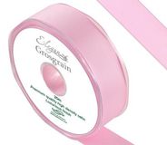 Eleganza Premium Grosgrain Ribbon 25mm x 20m Lt. Pink No. 21 - Ribbons